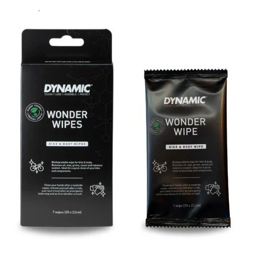 1. Dynamic Bike Care - Wonder Wipes Cleaning Wipes - 7 buc - 20x22cm