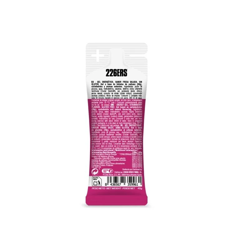 2. 226ers - gel energie - High Energy Gel XS - aroma capsuni sarate
