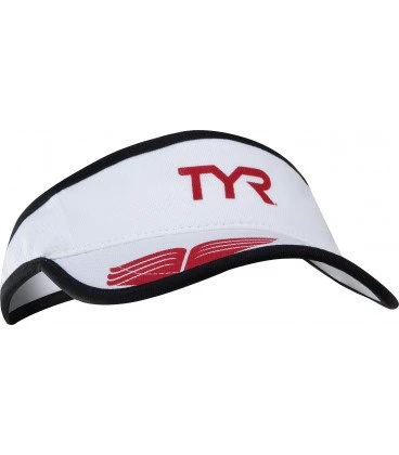 1. TYR - sapca - Running Visor - alb