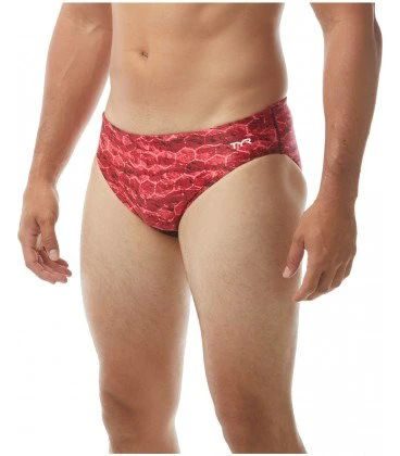 1. TYR - Slip inot pentru barbati - Agran Racer - rosu