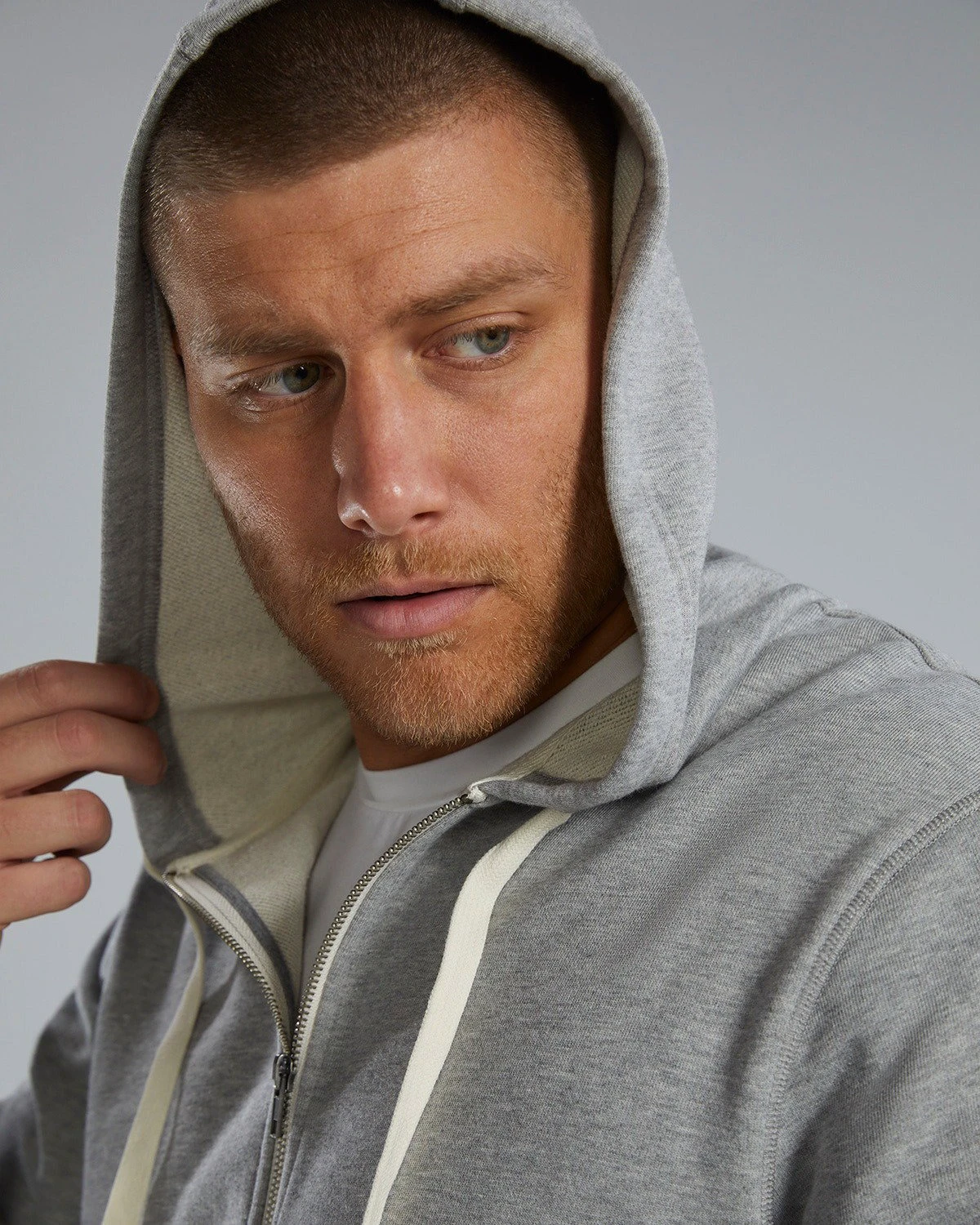 4. TYR - hanorac - UltraSoft Terry Full-Zip Hoodie - gri