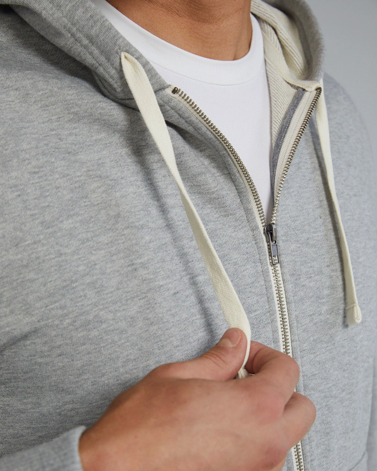 5. TYR - hanorac - UltraSoft Terry Full-Zip Hoodie - gri