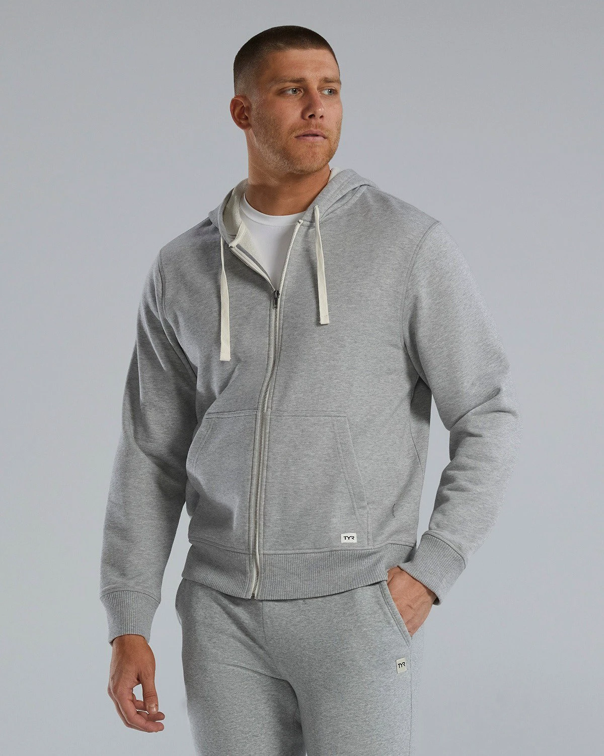 TYR - hanorac - UltraSoft Terry Full-Zip Hoodie - gri - 71135