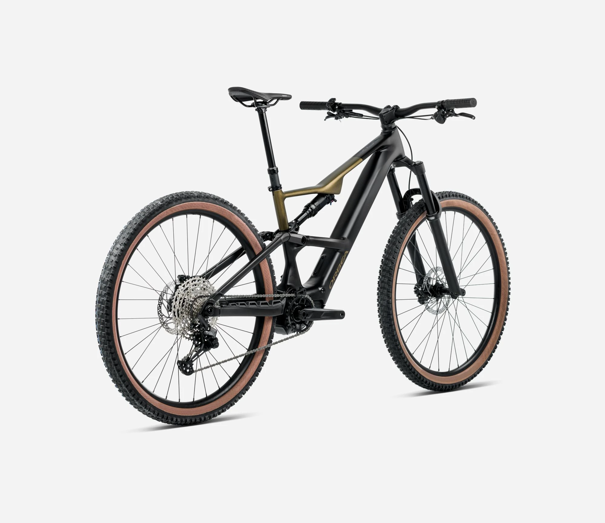 4. Orbea RISE SL H30 (2026) - bicicletă electrică eMTB Trail - Diamond Black | Splash Olive Green (Matt)