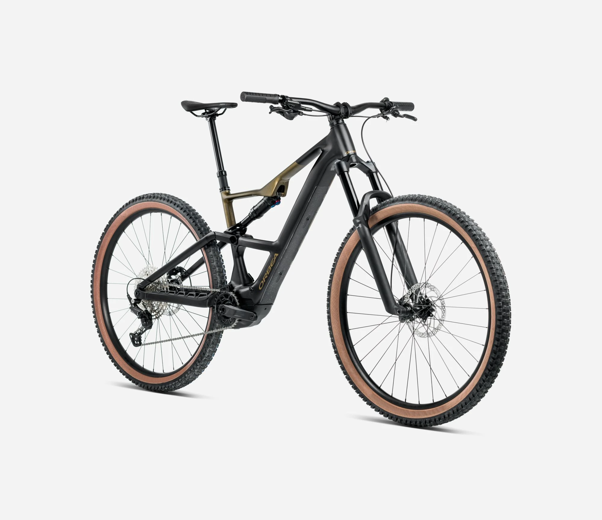 3. Orbea RISE SL H30 (2026) - bicicletă electrică eMTB Trail - Diamond Black | Splash Olive Green (Matt)