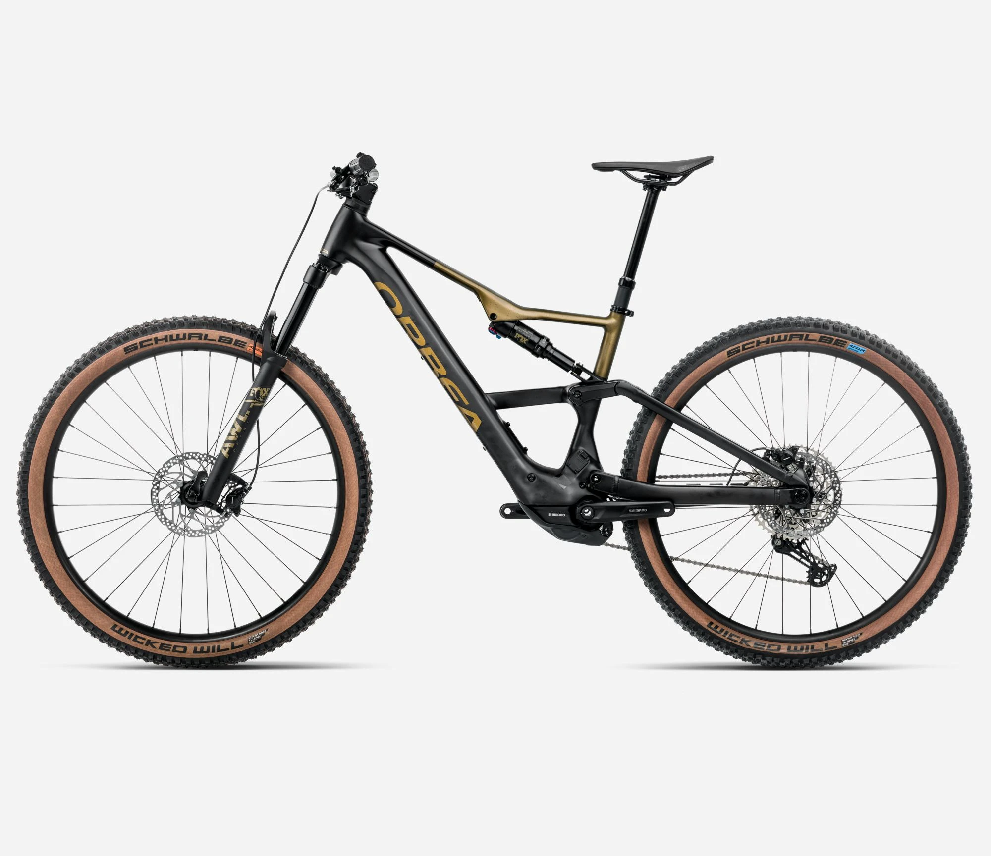 2. Orbea RISE SL H30 (2026) - bicicletă electrică eMTB Trail - Diamond Black | Splash Olive Green (Matt)