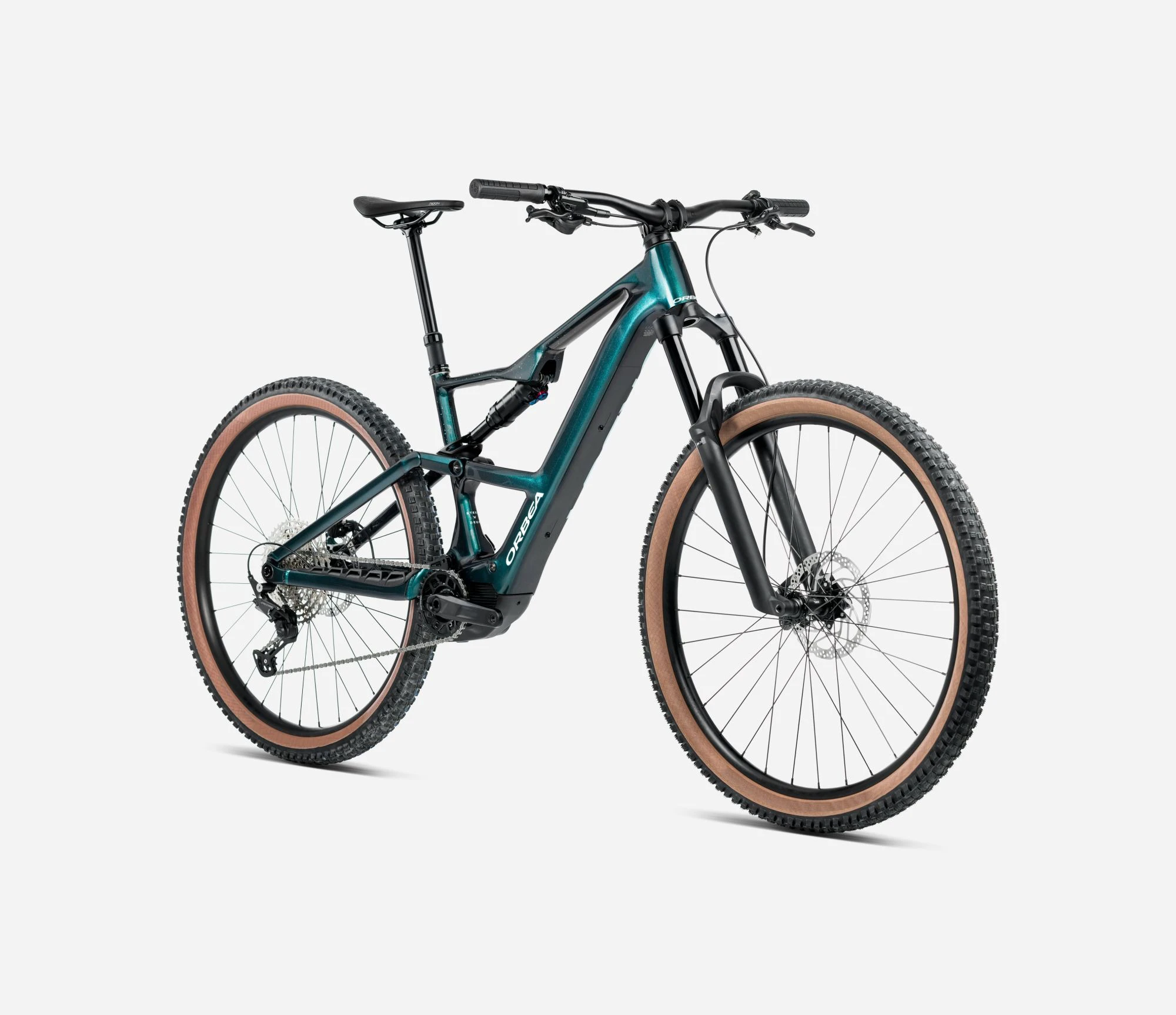 3. Orbea RISE SL H30 (2026) - bicicletă electrică eMTB Trail - Escape Green | Splash Ice Green (Gloss)