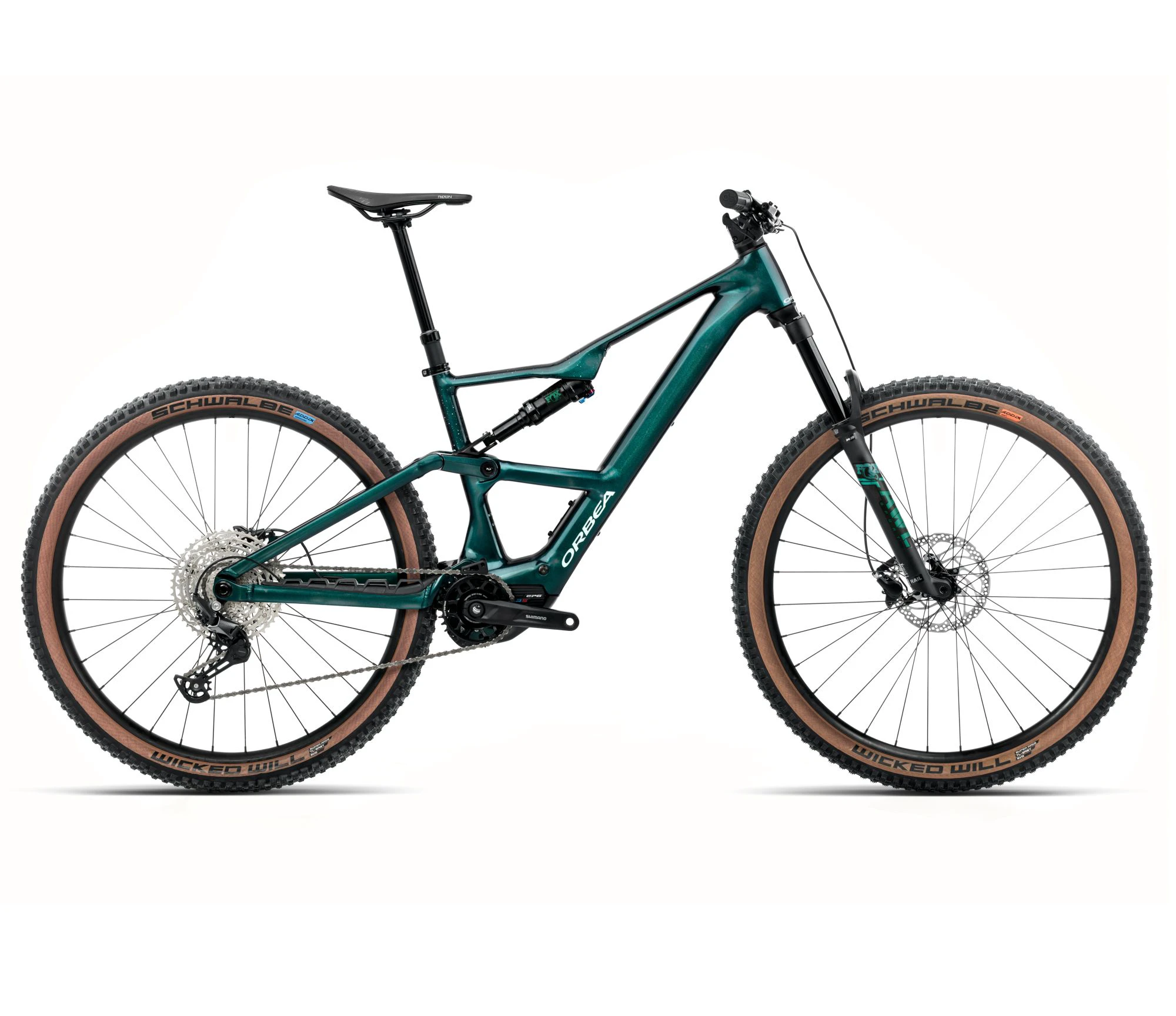 Orbea RISE SL H30 (2026) - bicicletă electrică eMTB Trail - Escape Green | Splash Ice Green (Gloss) - 67456