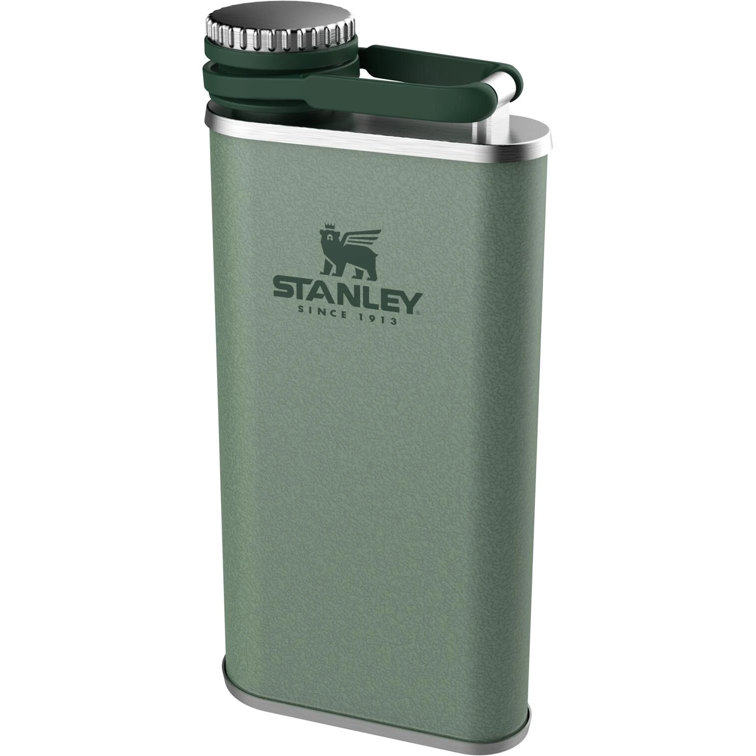 2. Stanley - butelca - Wide Mouth Flask - verde Hammertone - 230 ml