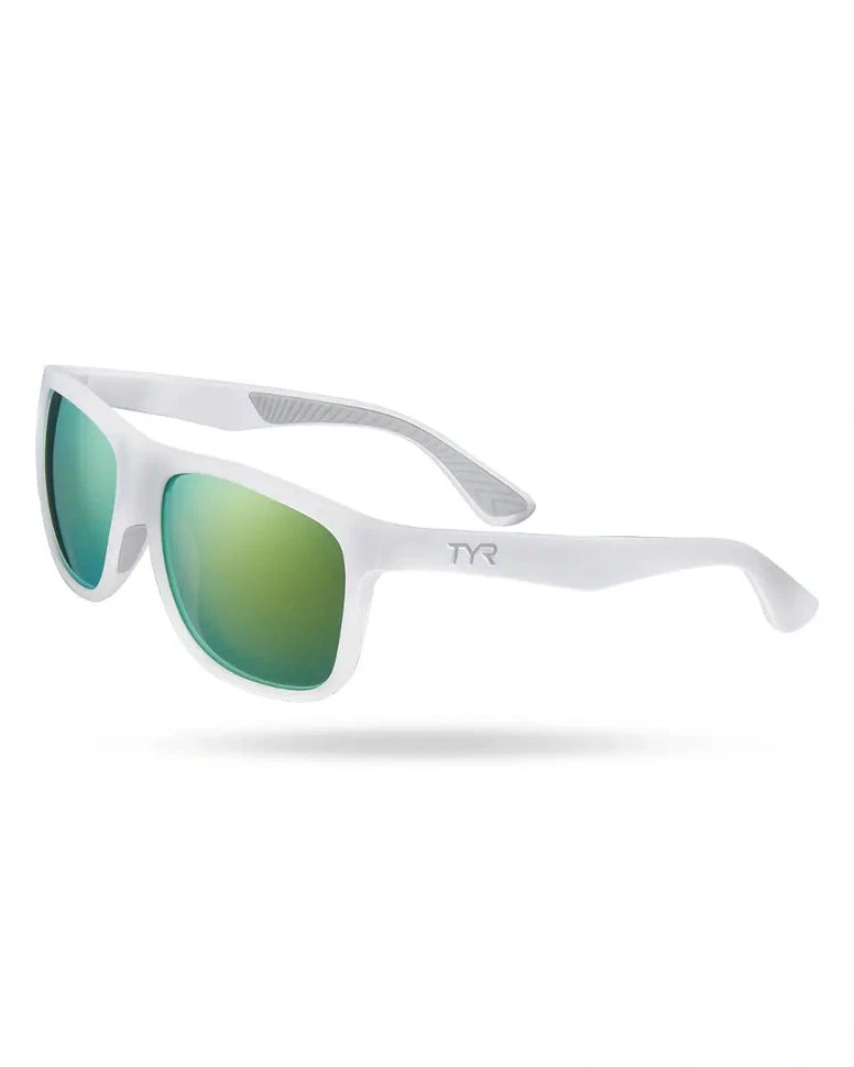1. TYR - ochelari soare lifestyle - Apollo - verde I alb