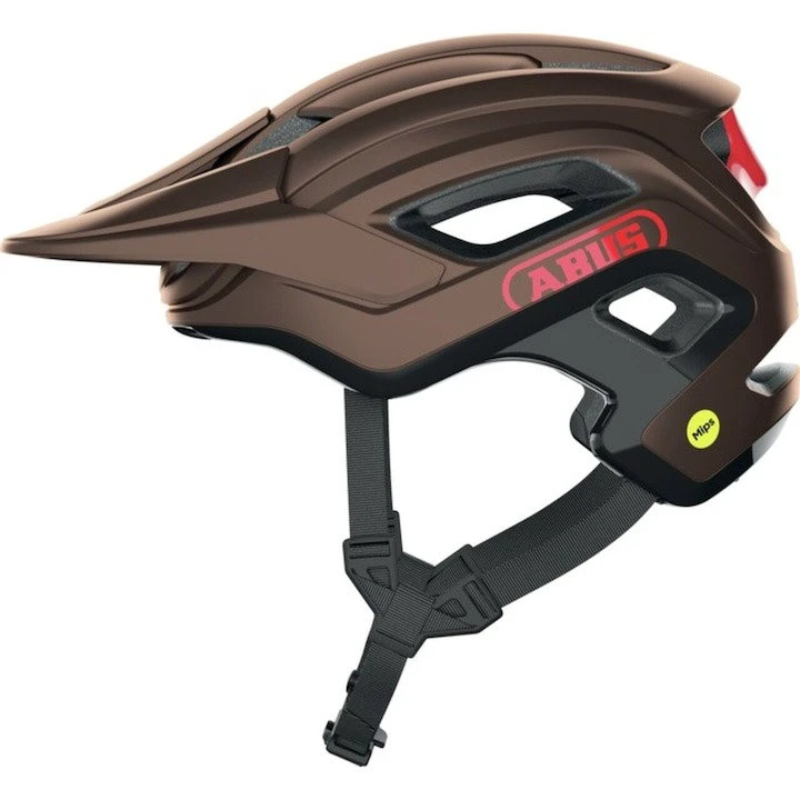 1. Abus - casca ciclism MTB - CLIFFHANGER - Mips Metallic Copper
