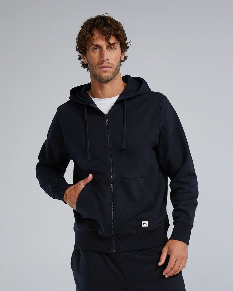 TYR - hanorac - UltraSoft Terry Full-Zip Hoodie - negru - 71144