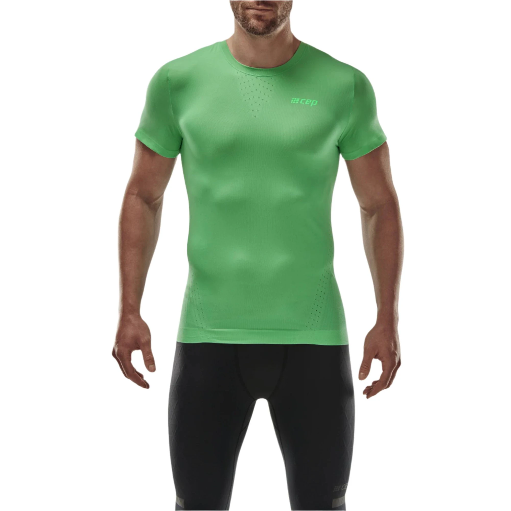 3. CEP - tricou tehnic - run ultralight shirt short sleeve - verde