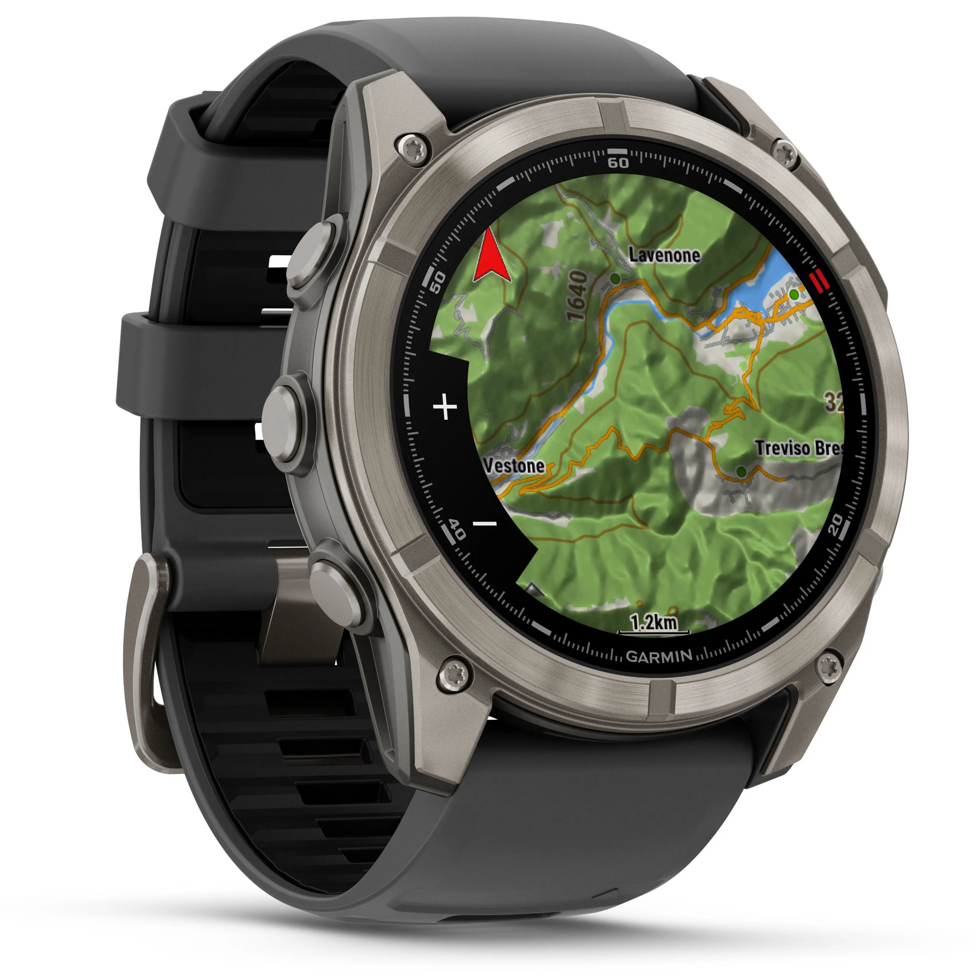 3. Garmin fenix 8 Pro AMOLED Sapphire 51mm - smartwatch premium GPS argintiu Titanium