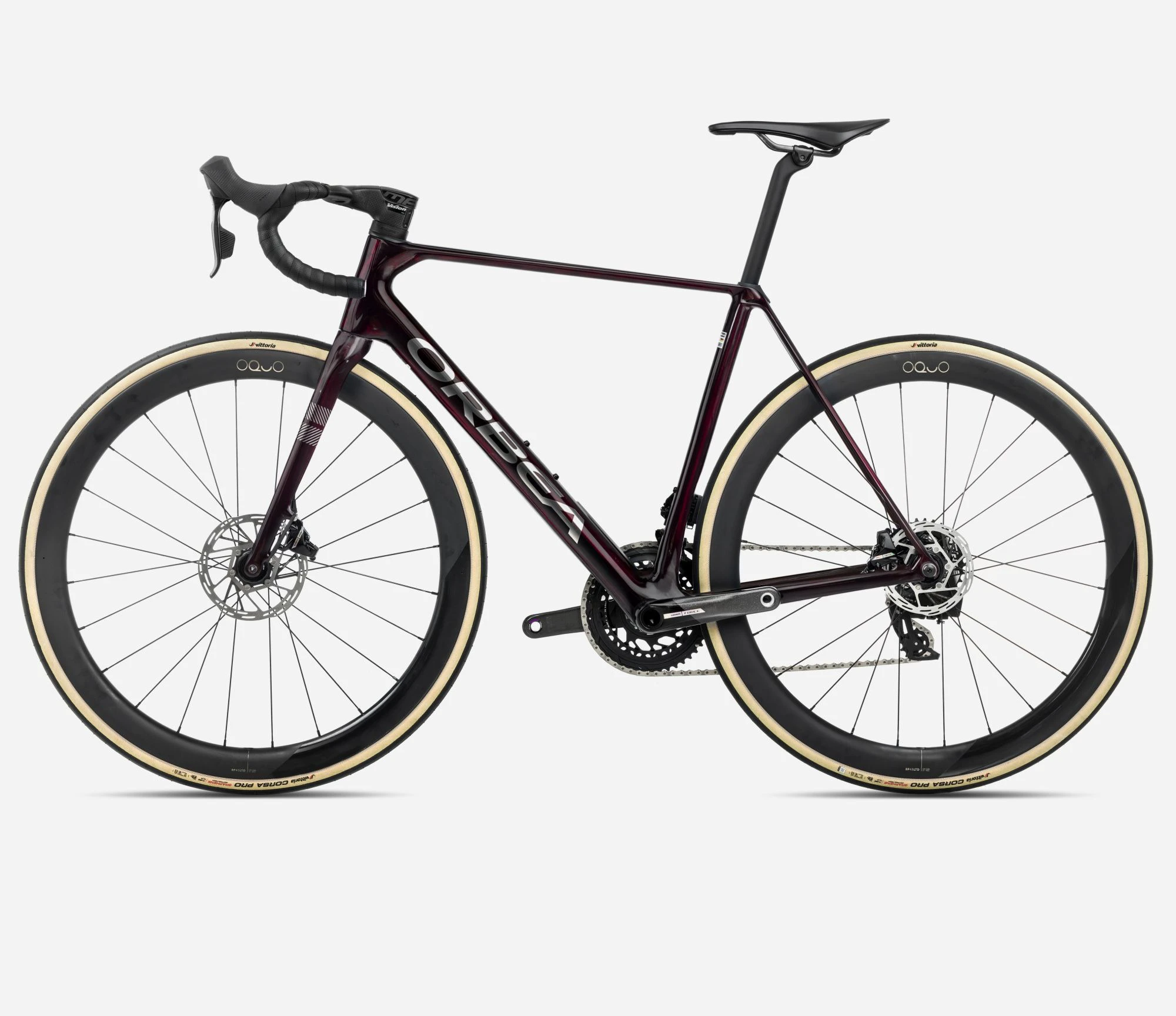 2. Bicicletă șosea race Orbea ORCA M21eLTD PWR - Wine Red Carbon View | Titanium (Gloss)