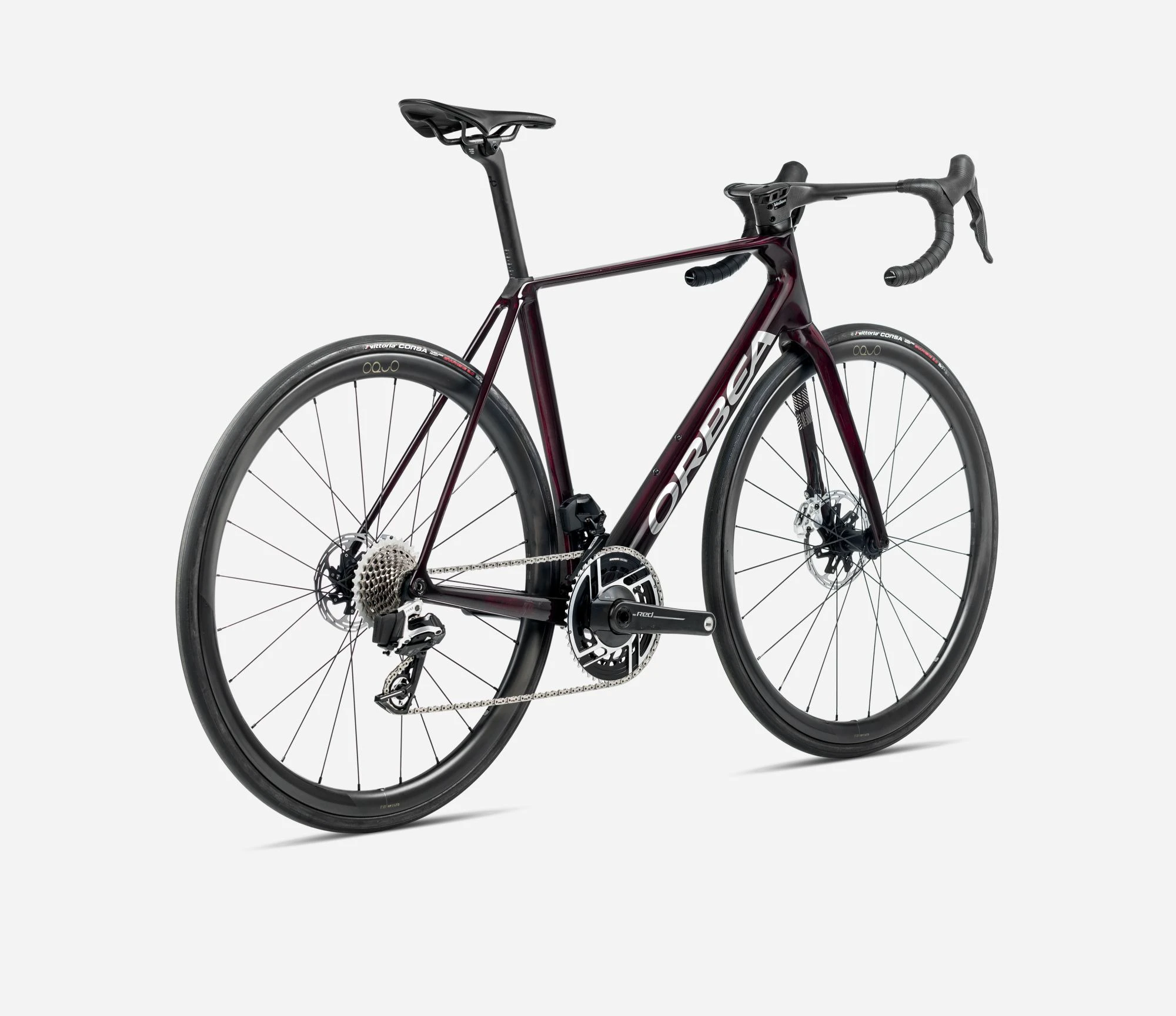 4. Bicicletă șosea race Orbea ORCA M21eLTD PWR - Wine Red Carbon View | Titanium (Gloss)