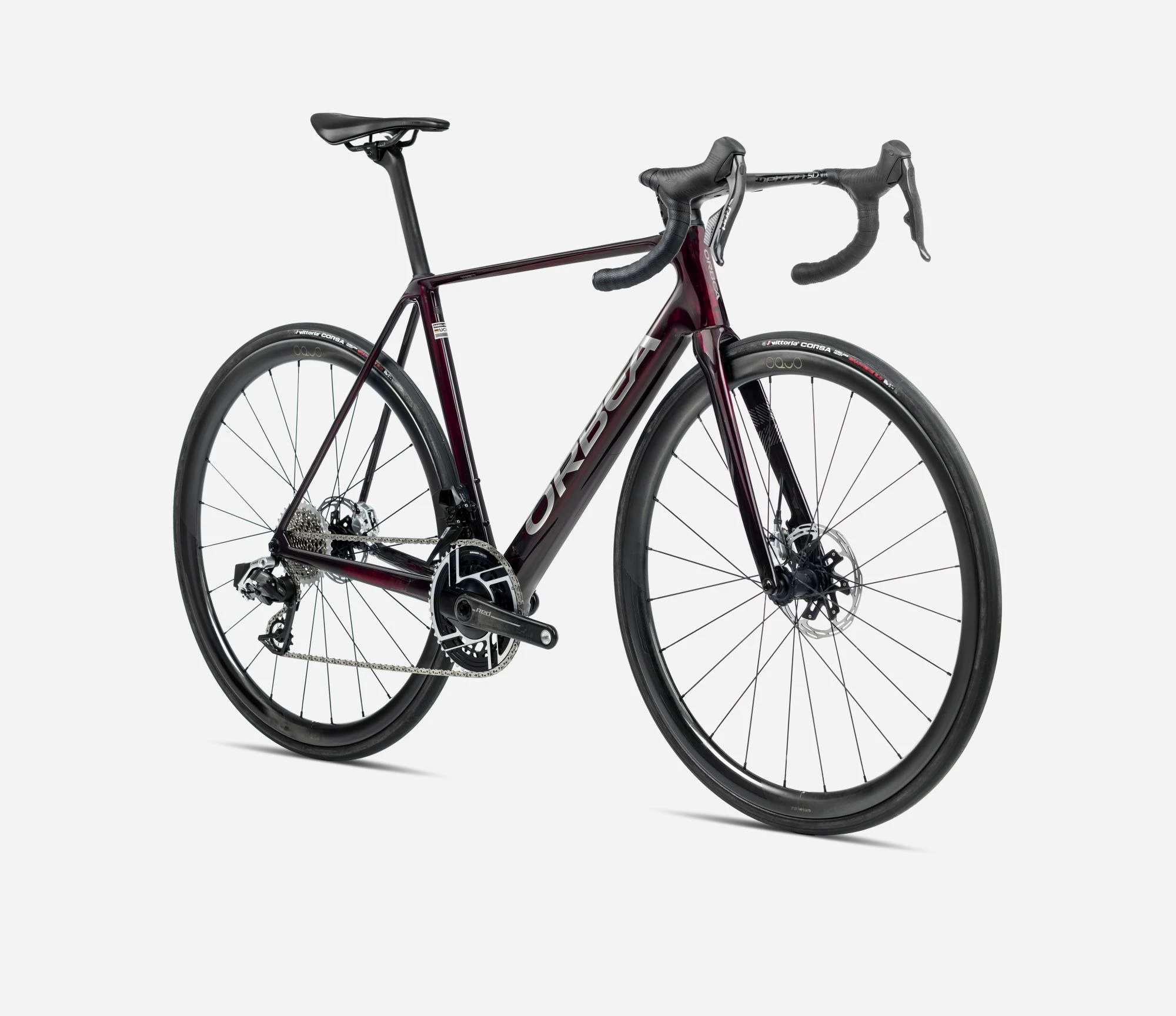 3. Bicicletă șosea race Orbea ORCA M21eLTD PWR - Wine Red Carbon View | Titanium (Gloss)