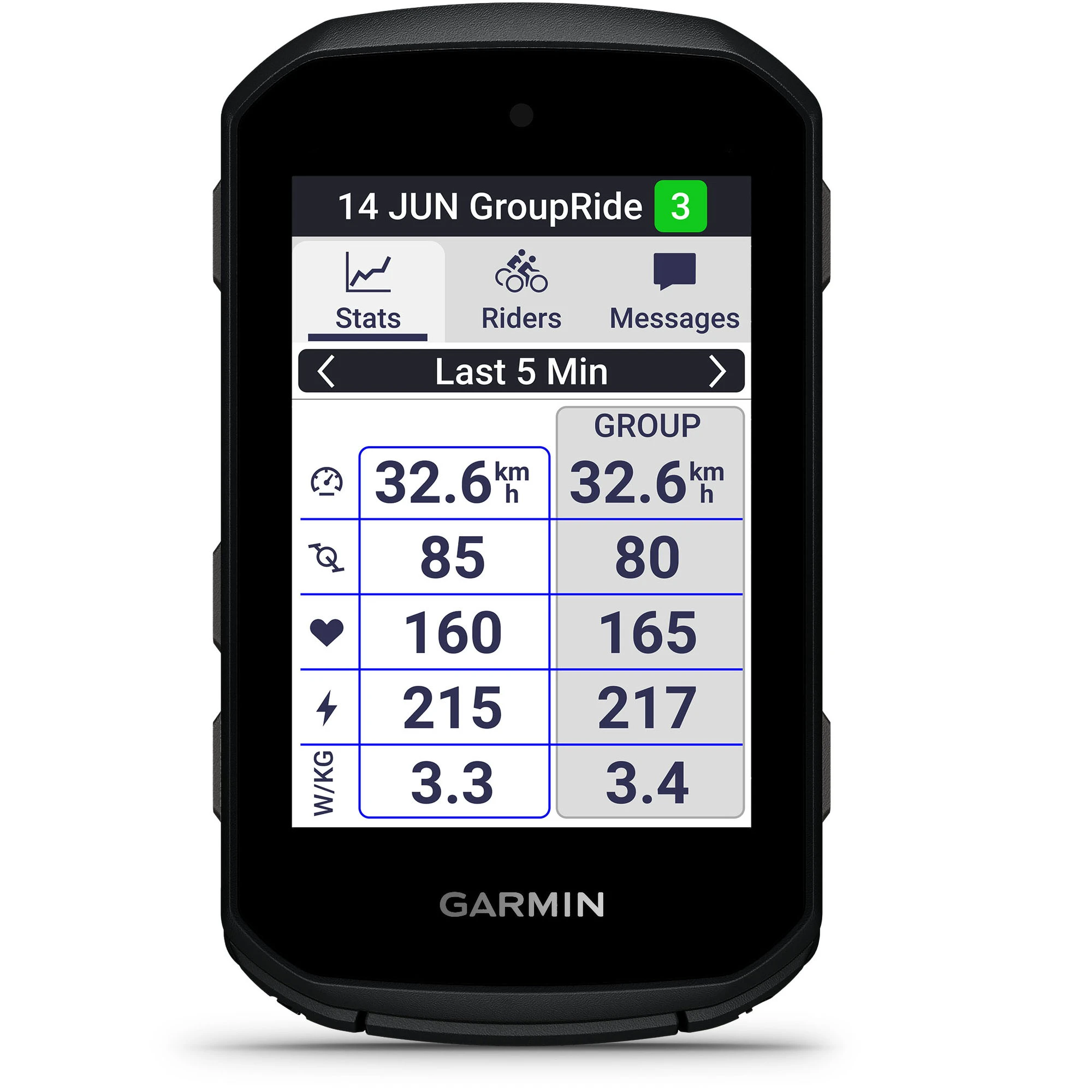 3. Garmin Edge 550 - ciclocomputer avansat cu GPS
