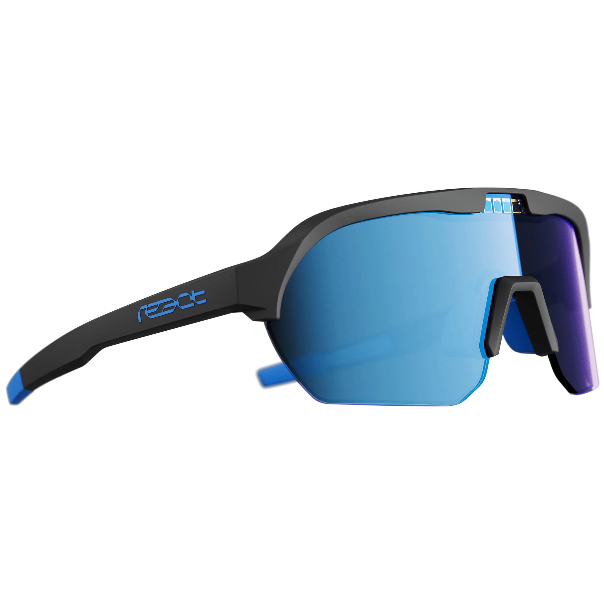 Ochelari de soare electro fotocromatici React Swiss OPTRAY SKY - lentila albastra si rama neagra - 141569