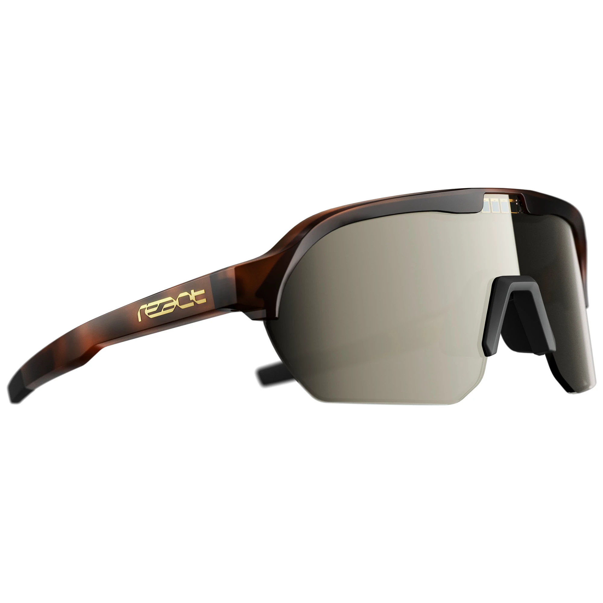 Ochelari de soare electro fotocromatici React Swiss OPTRAY AMBER - lentila gri si rama Amber - 141551