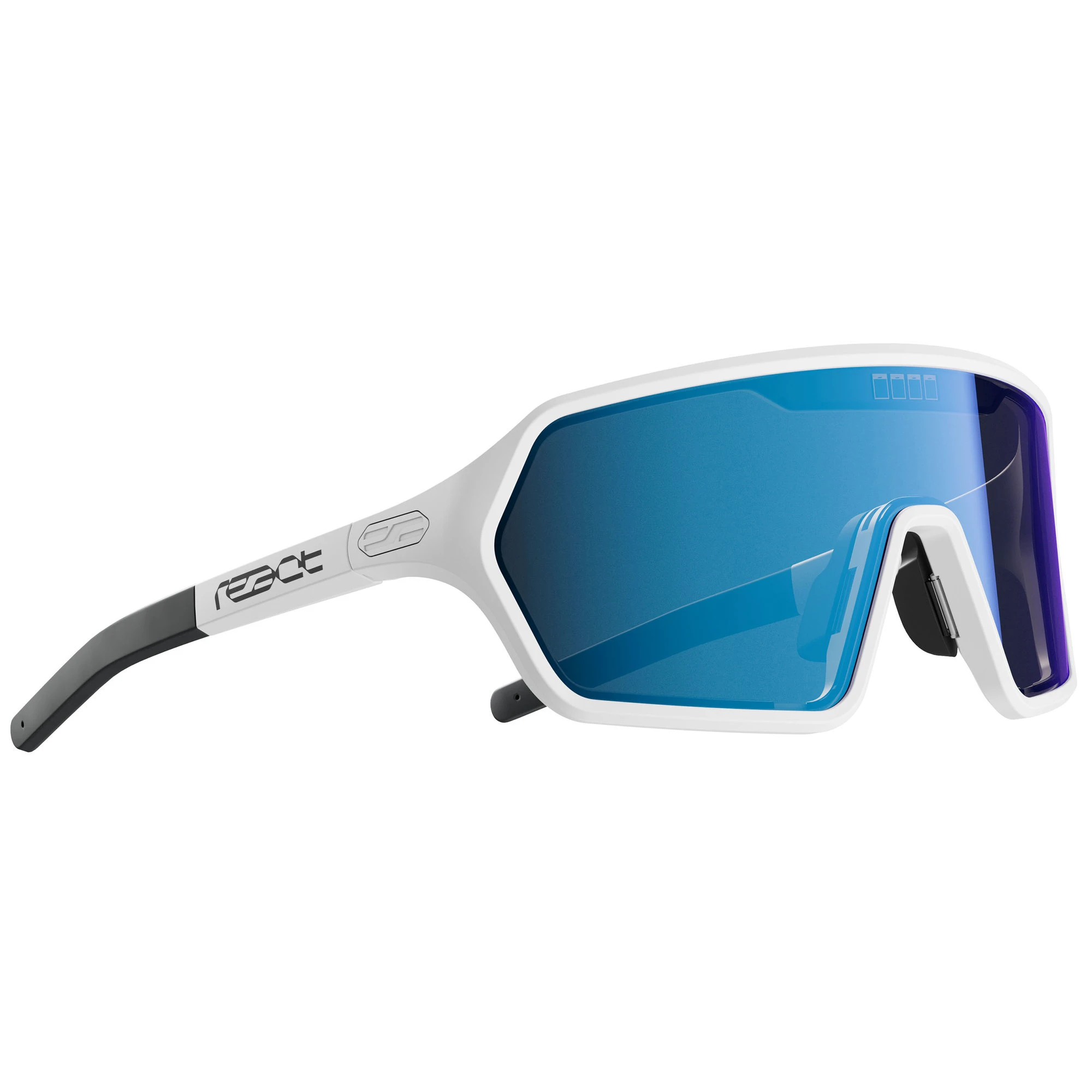 Ochelari de soare electro fotocromatici React Swiss REV SKY - lentila albastra si rama alba - masura S - 141566