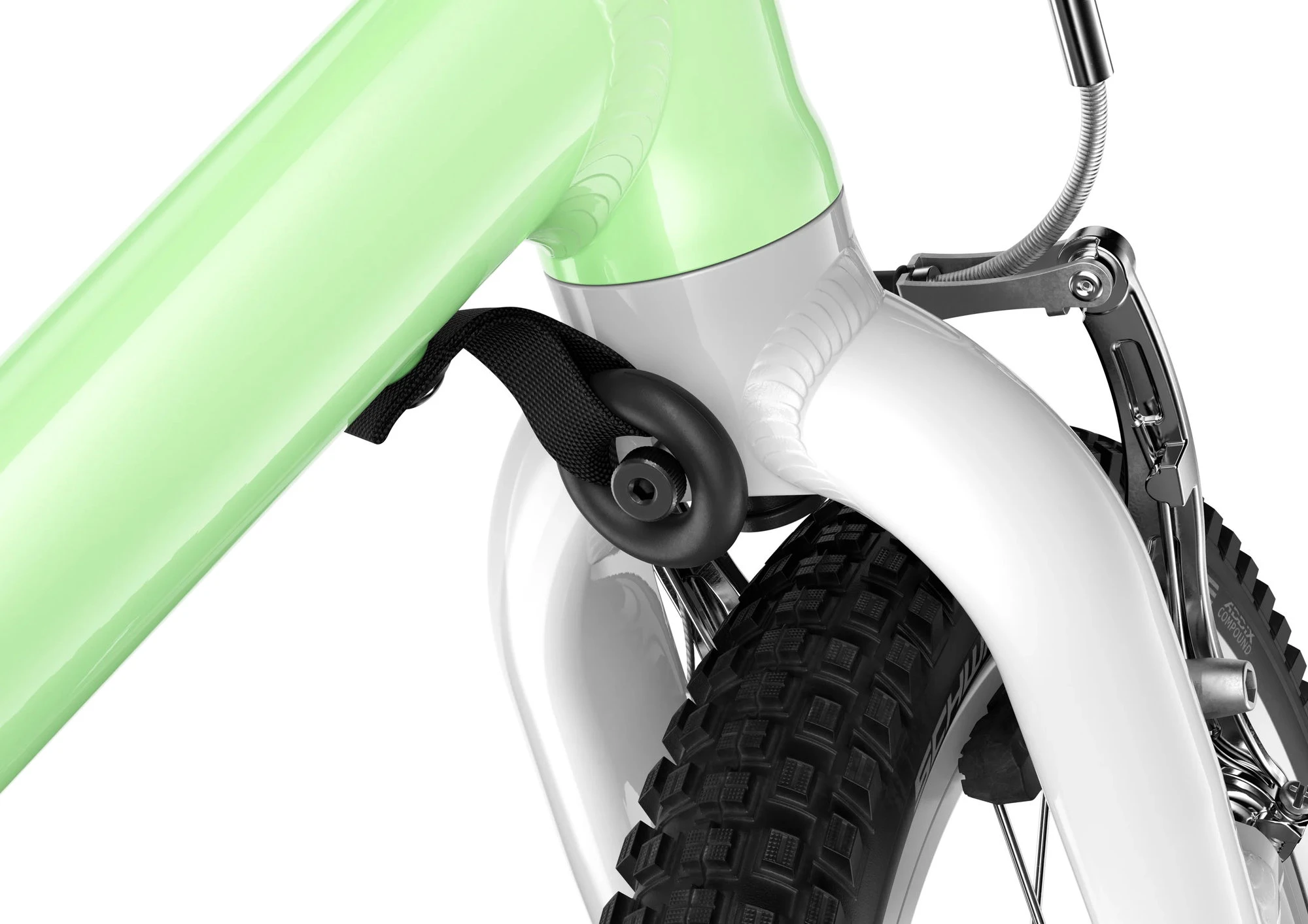 5. Bicicleta copii Woom 3 Go cu roti 16" pastel Spermint crush