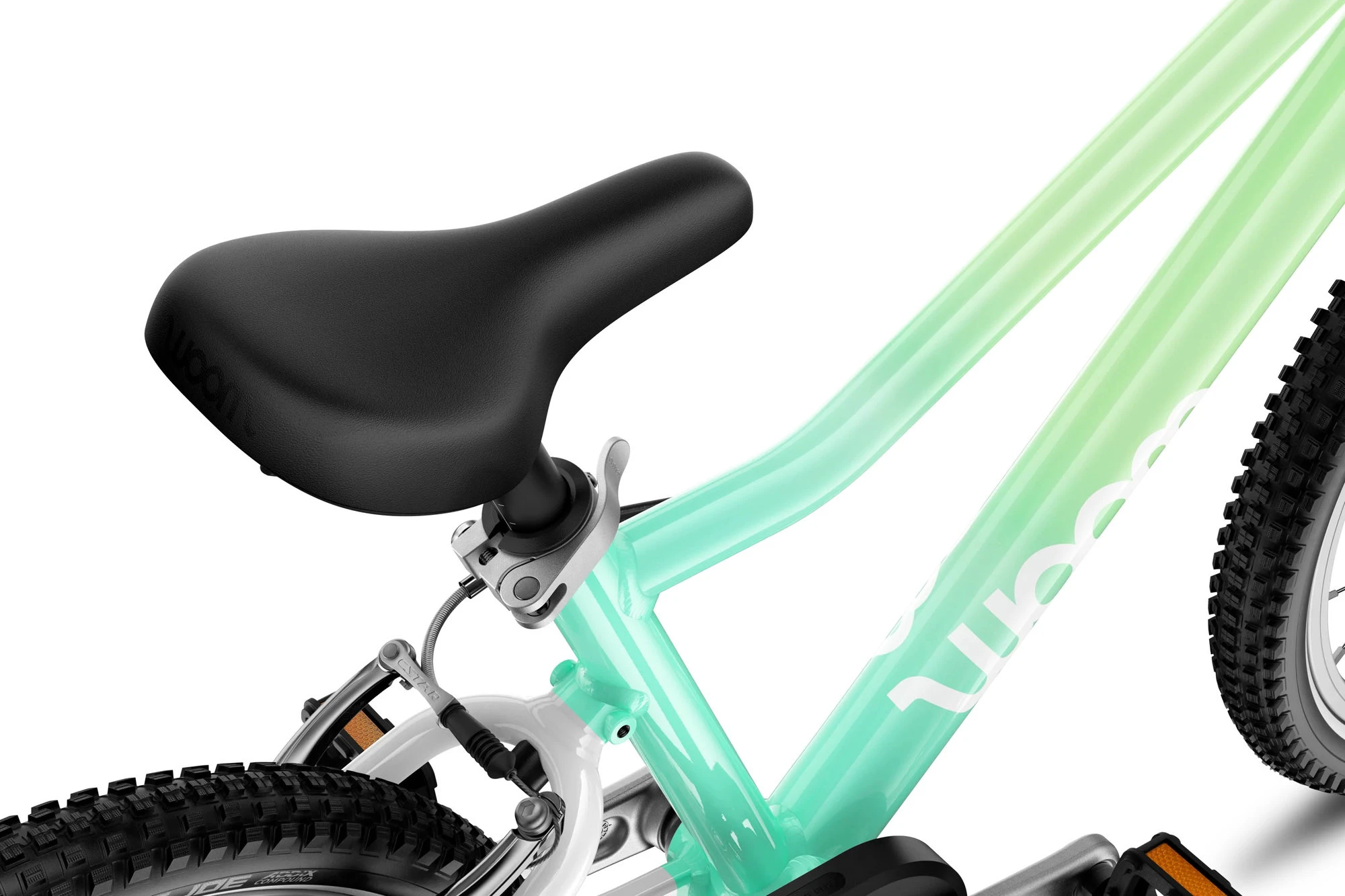 8. Bicicleta copii Woom 3 Go cu roti 16" pastel Spermint crush