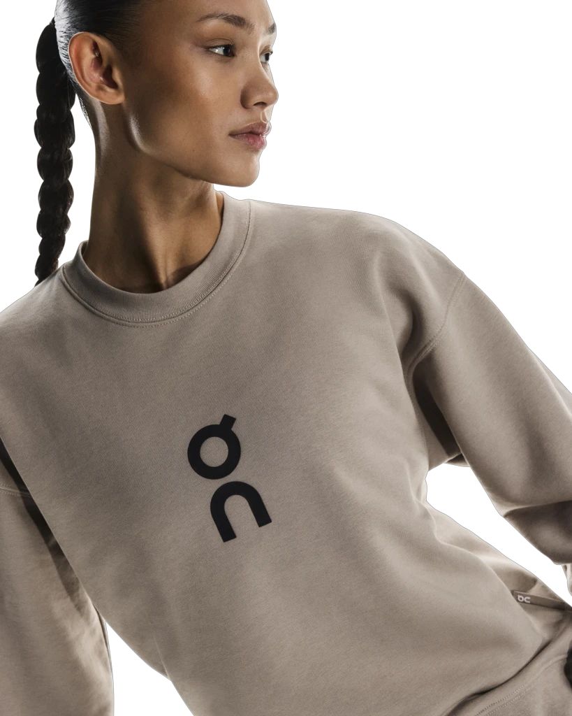 6. On - bluza cu maneca lunga - Club Crew W - Desert