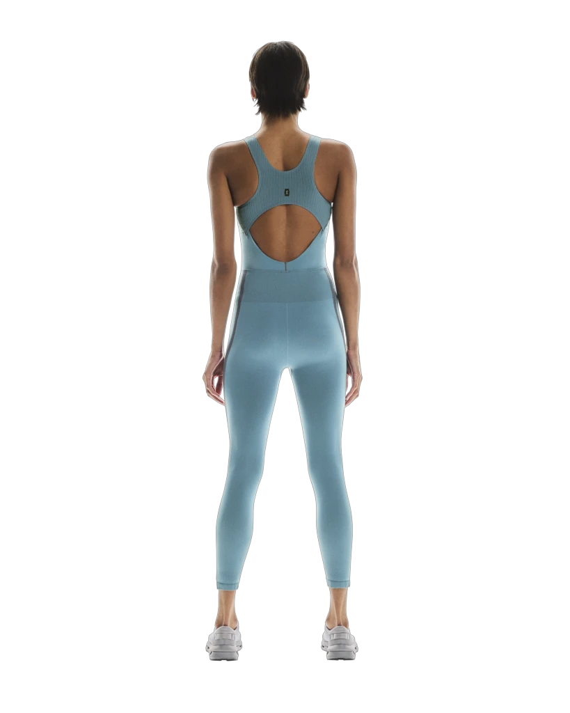 3. On - colanti - Studio Knit Bodysuit 7/8 W - Niagara | Rock