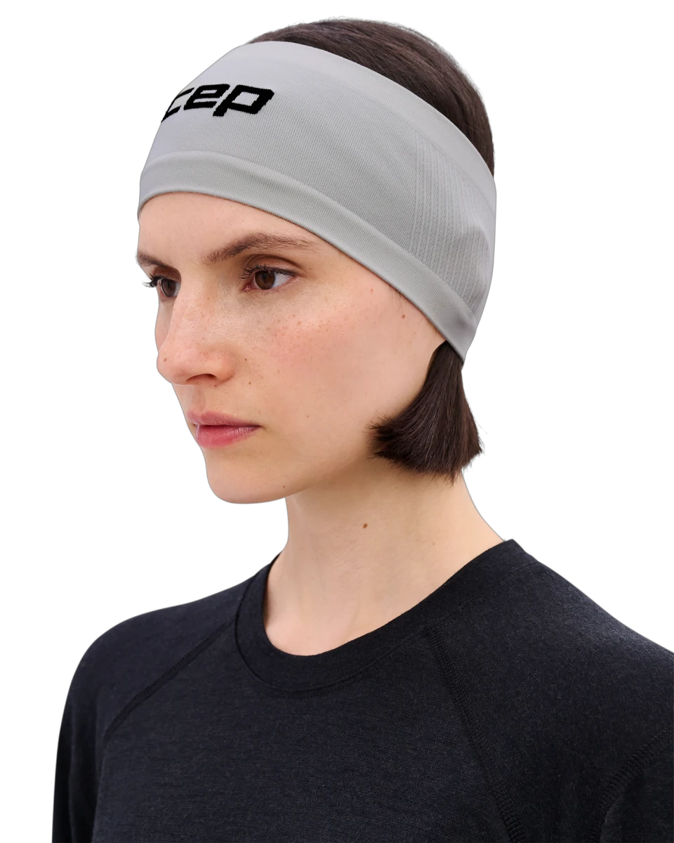 4. CEP - bentita - run headband 3.0 - light grey