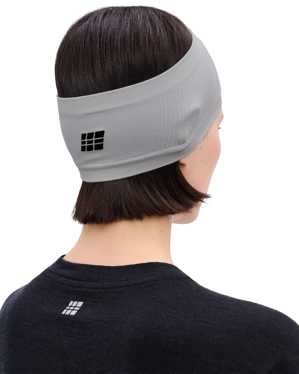 5. CEP - bentita - run headband 3.0 - light grey