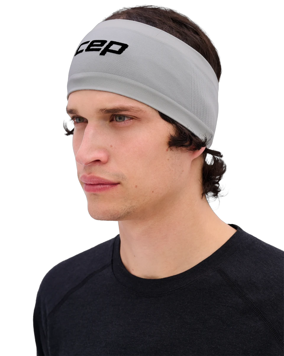 6. CEP - bentita - run headband 3.0 - light grey