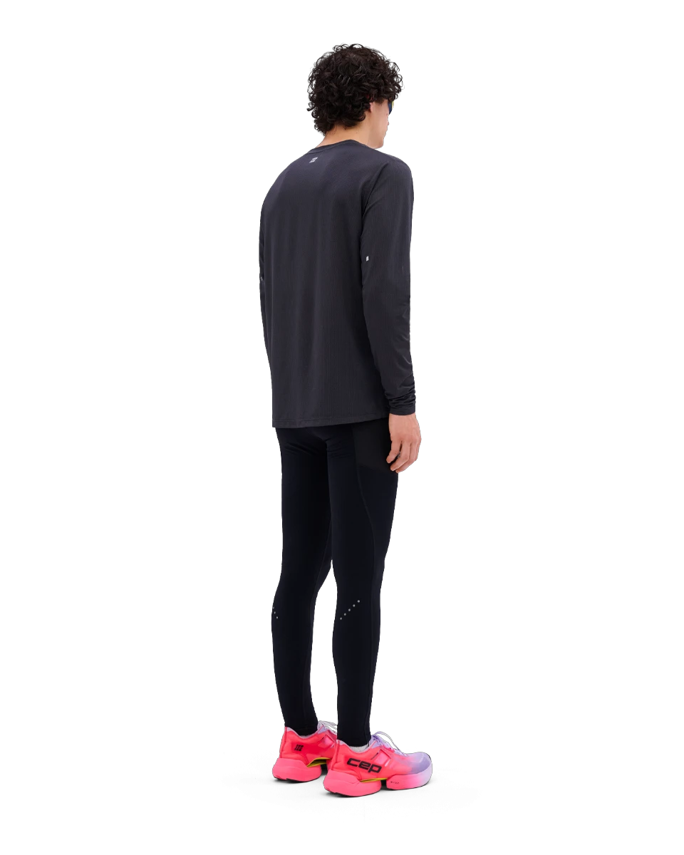 7. CEP - colanti compresie lungi de alergare barbati - Pro Run Tights Cargo - black