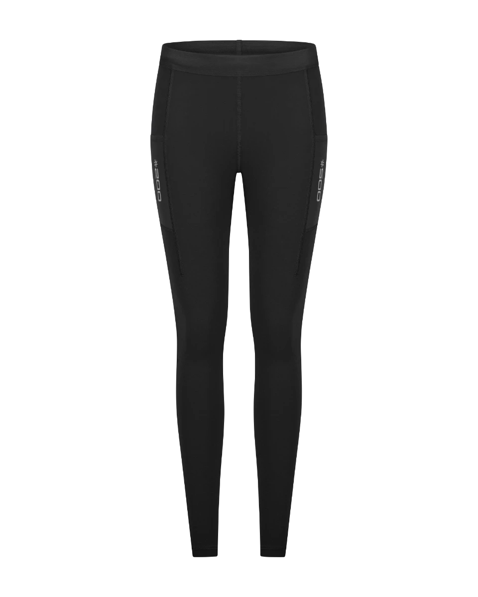 CEP - colanti compresie lungi de alergare dama - Pro Run Tights Cargo - black - 146478