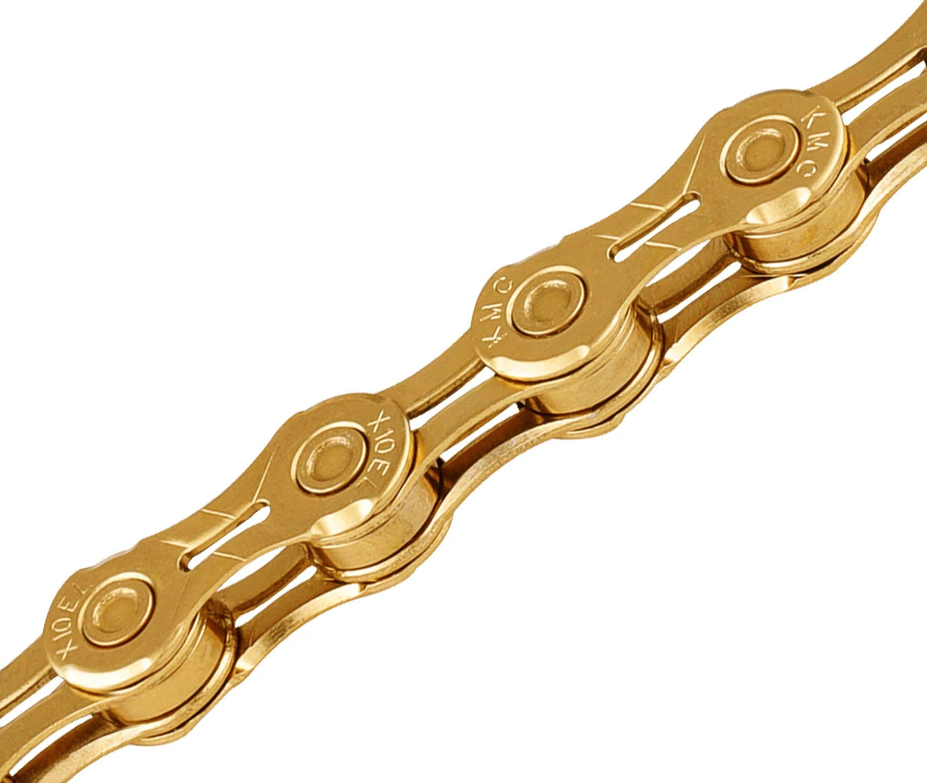 1. Lant KMC X10EL ti-N Gold 10 viteze 114 Zale