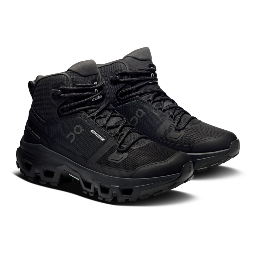 6. On - ghete - Cloudrock Mid WP W - Black | Black