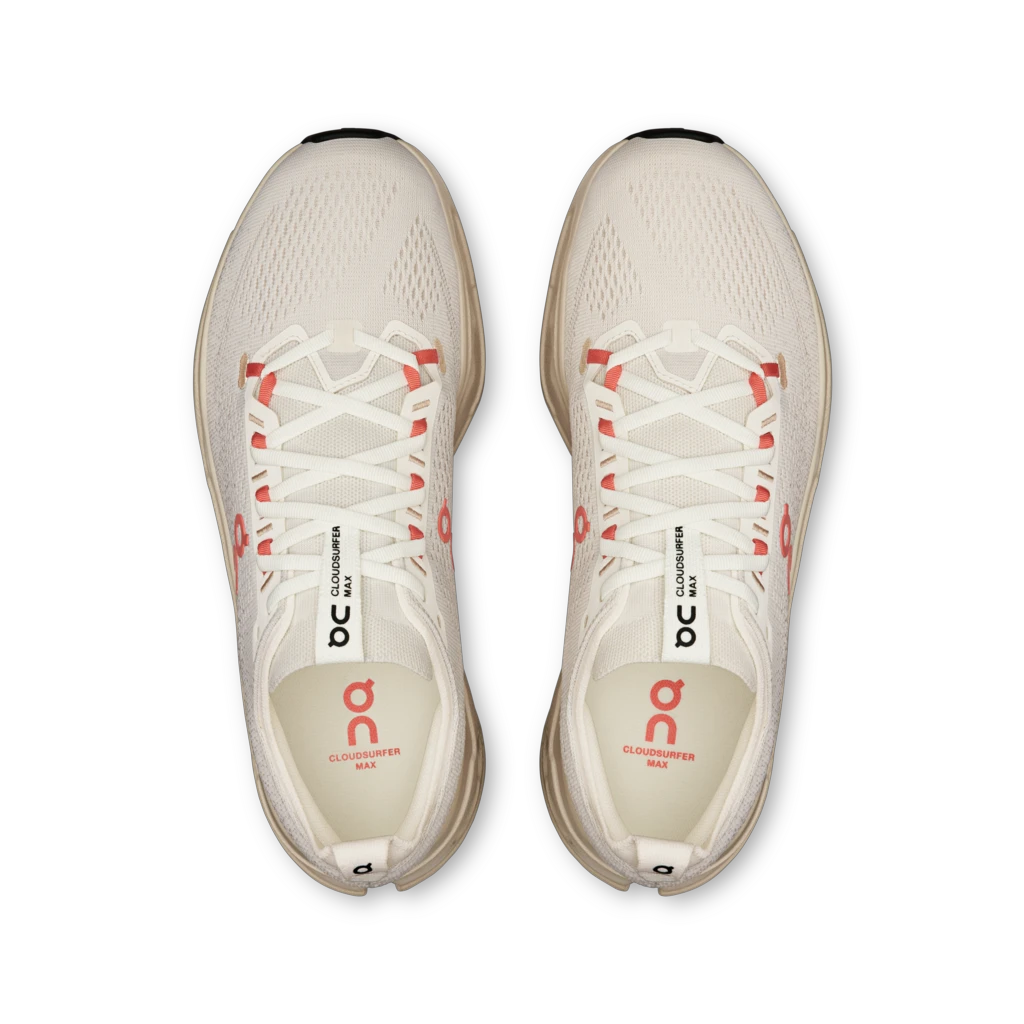 2. On - pantofi alergare - Cloudsurfer Max - Ivory | Salmon