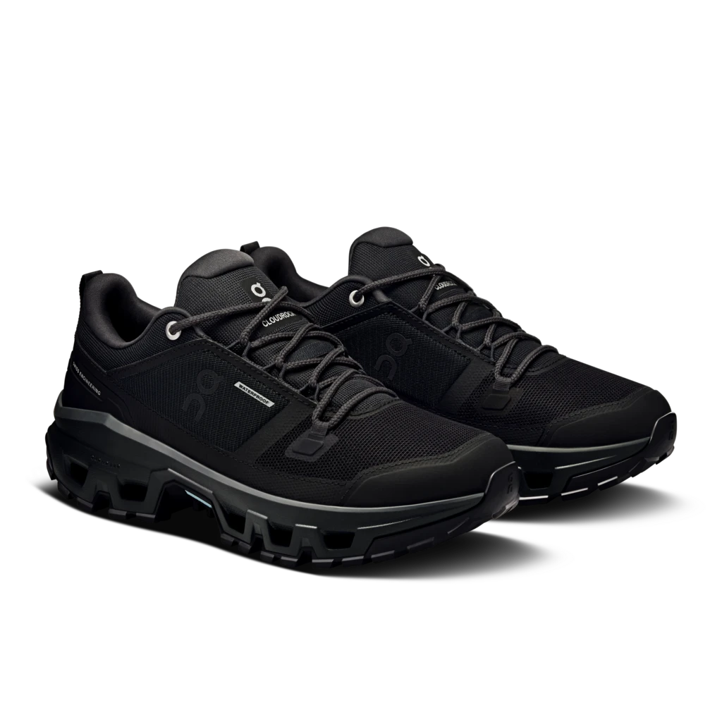 6. On - ghete - Cloudrock Low WP W - Black | Black