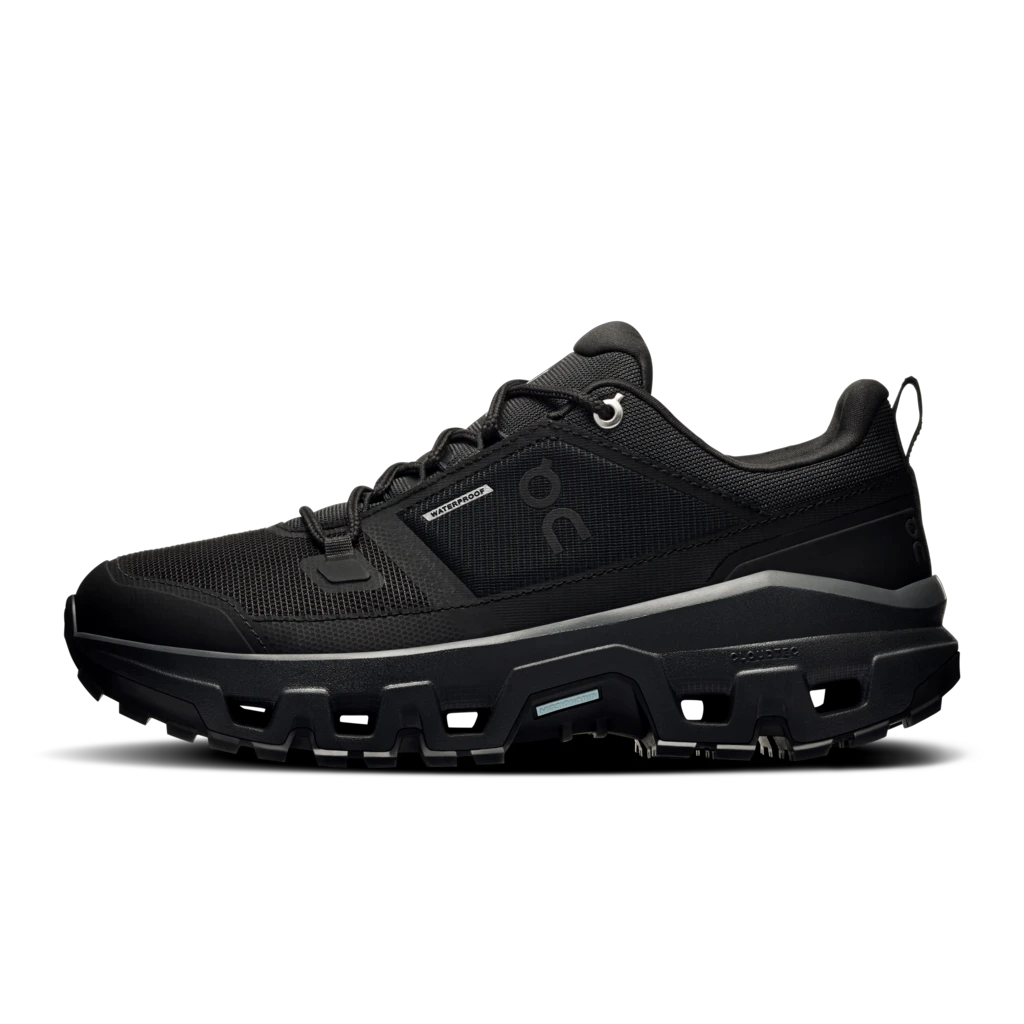 7. On - ghete - Cloudrock Low WP W - Black | Black