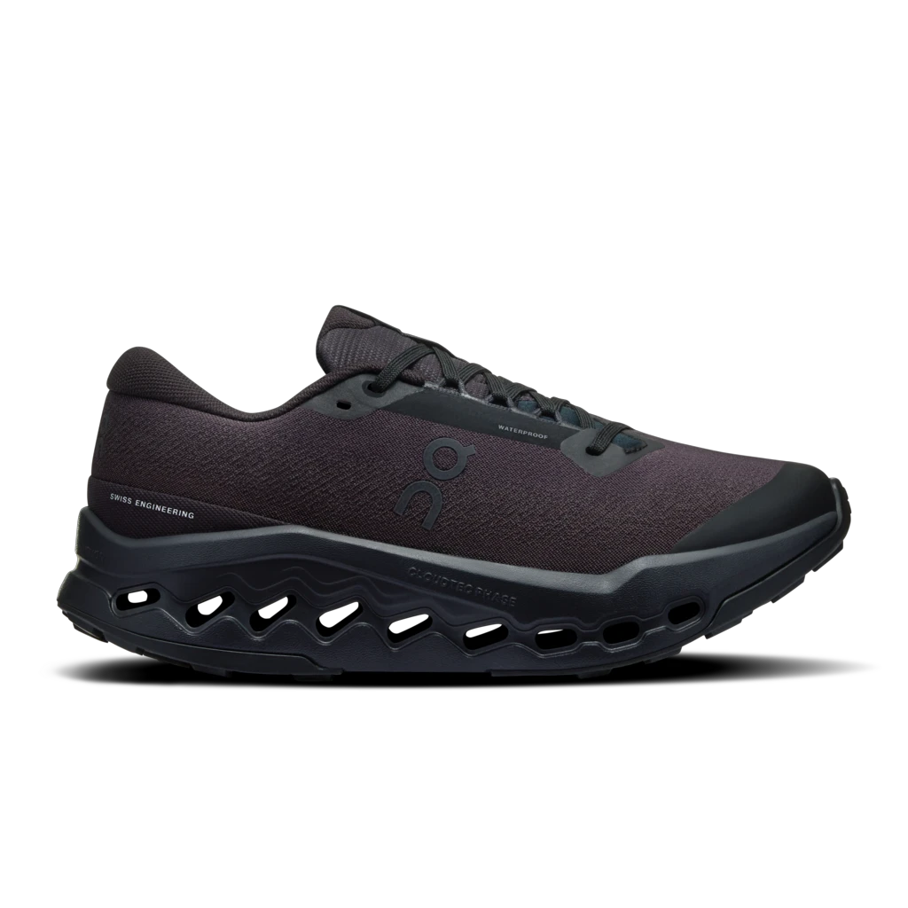 On - pantofi alergare trail - Cloudsurfer Trail 2 WP W - Black | Black - 146713