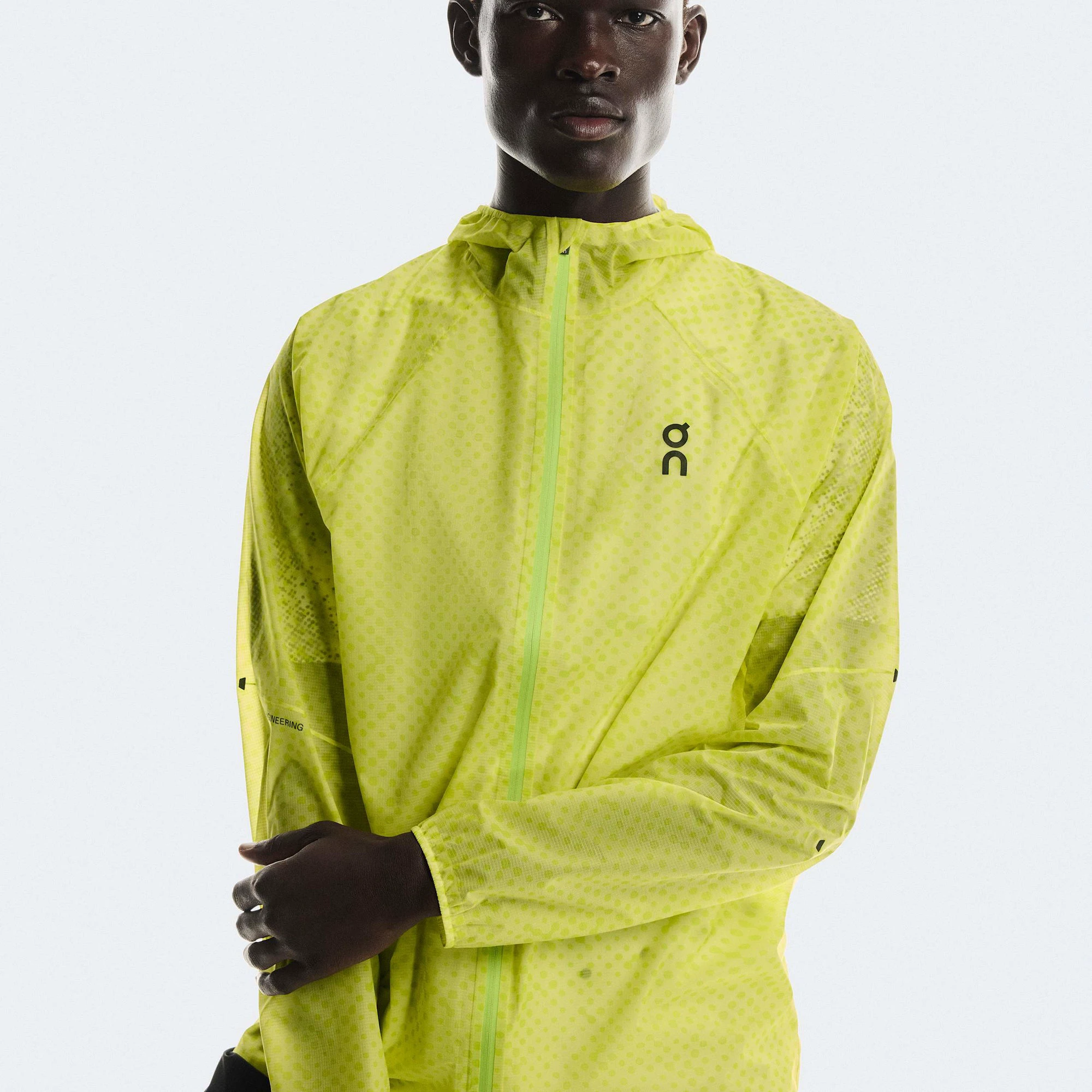 4. On - geaca waterproof - Ultra Jacket - Limelight | Lime