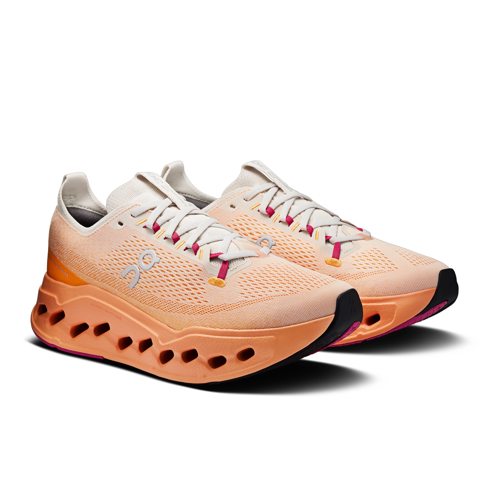 6. On - pantofi alergare - Cloudsurfer Max - Pearl | Tangerine
