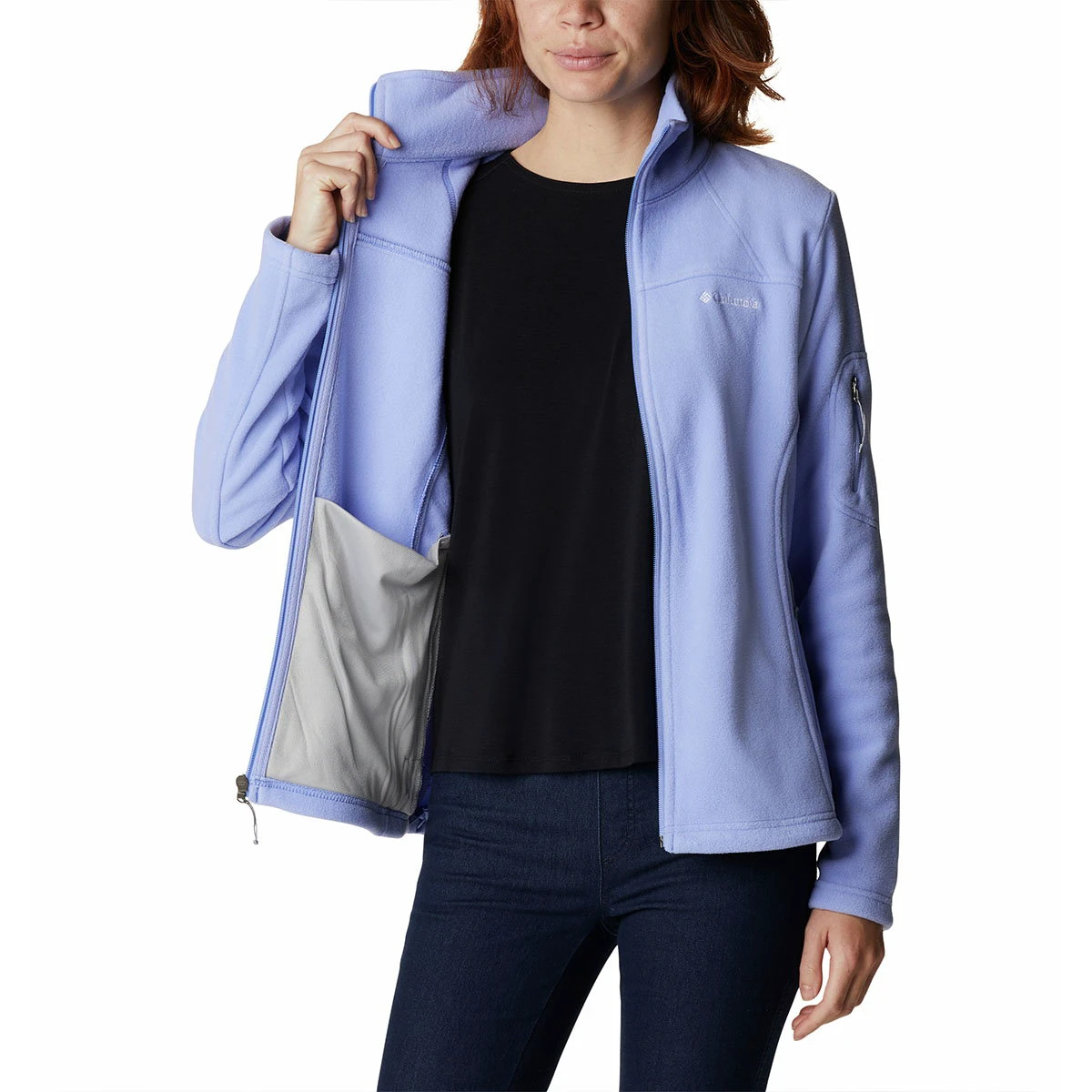 5. Columbia - Bluza Femei Columbia Fast Trek II - albastru