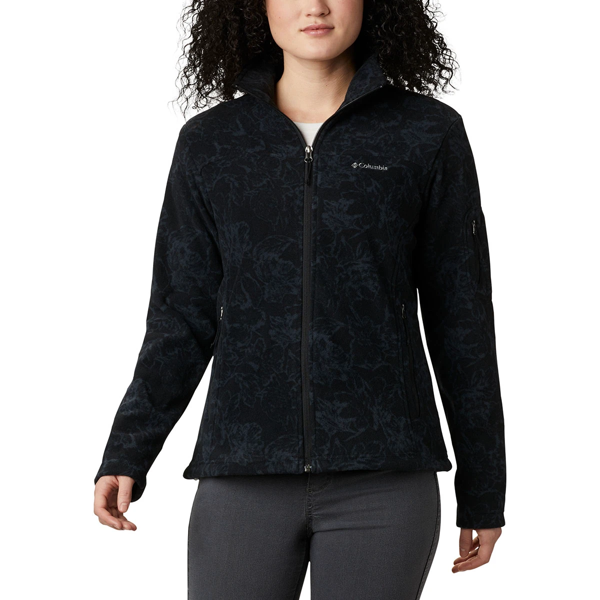 1. Columbia - Bluza Femei Columbia Fast Trek Printed - negru