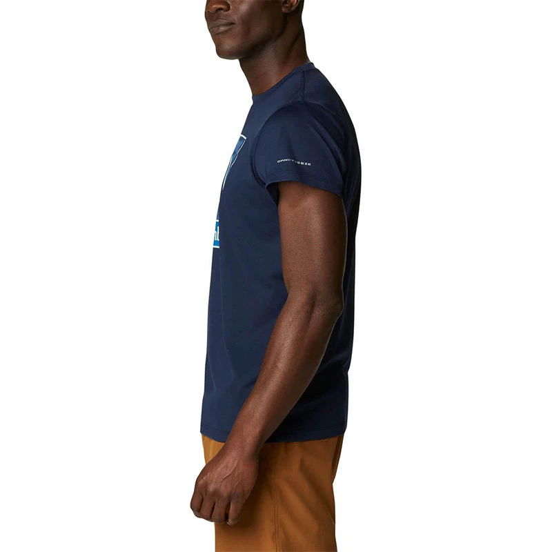 3. Columbia - Tricou Barbati Columbia Zero Rules Short Sleeve Graphic Shirt - albastru
