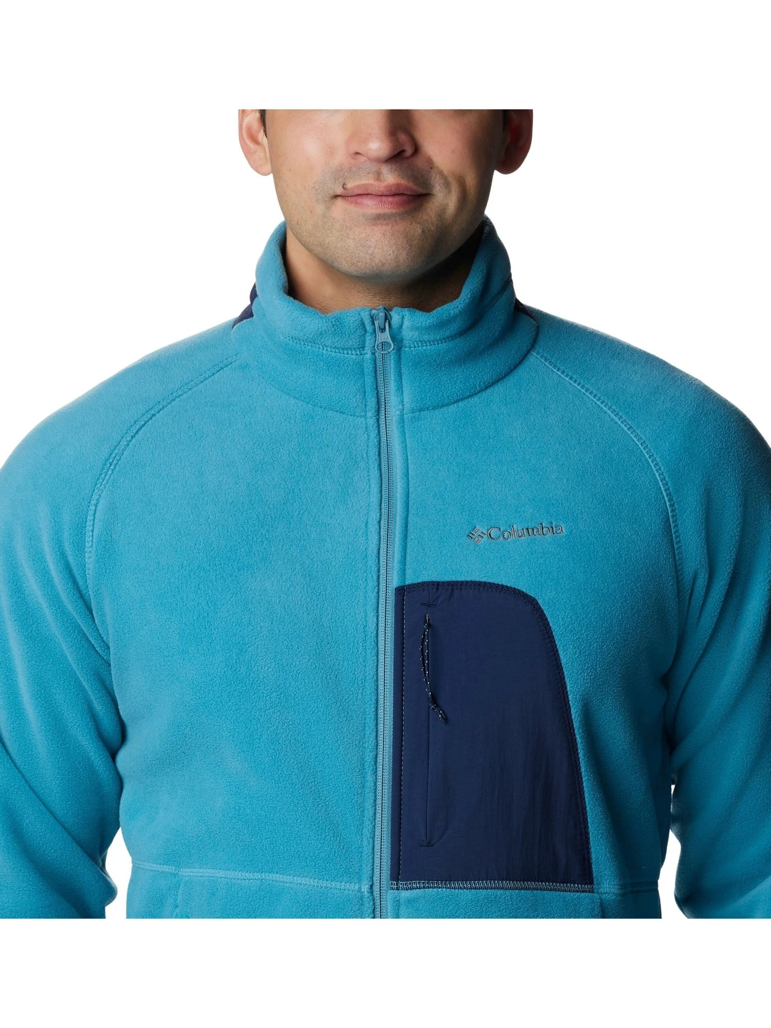 5. Columbia - Bluza Barbati Columbia Rapid Expedition Full Zip Fleece - albastru