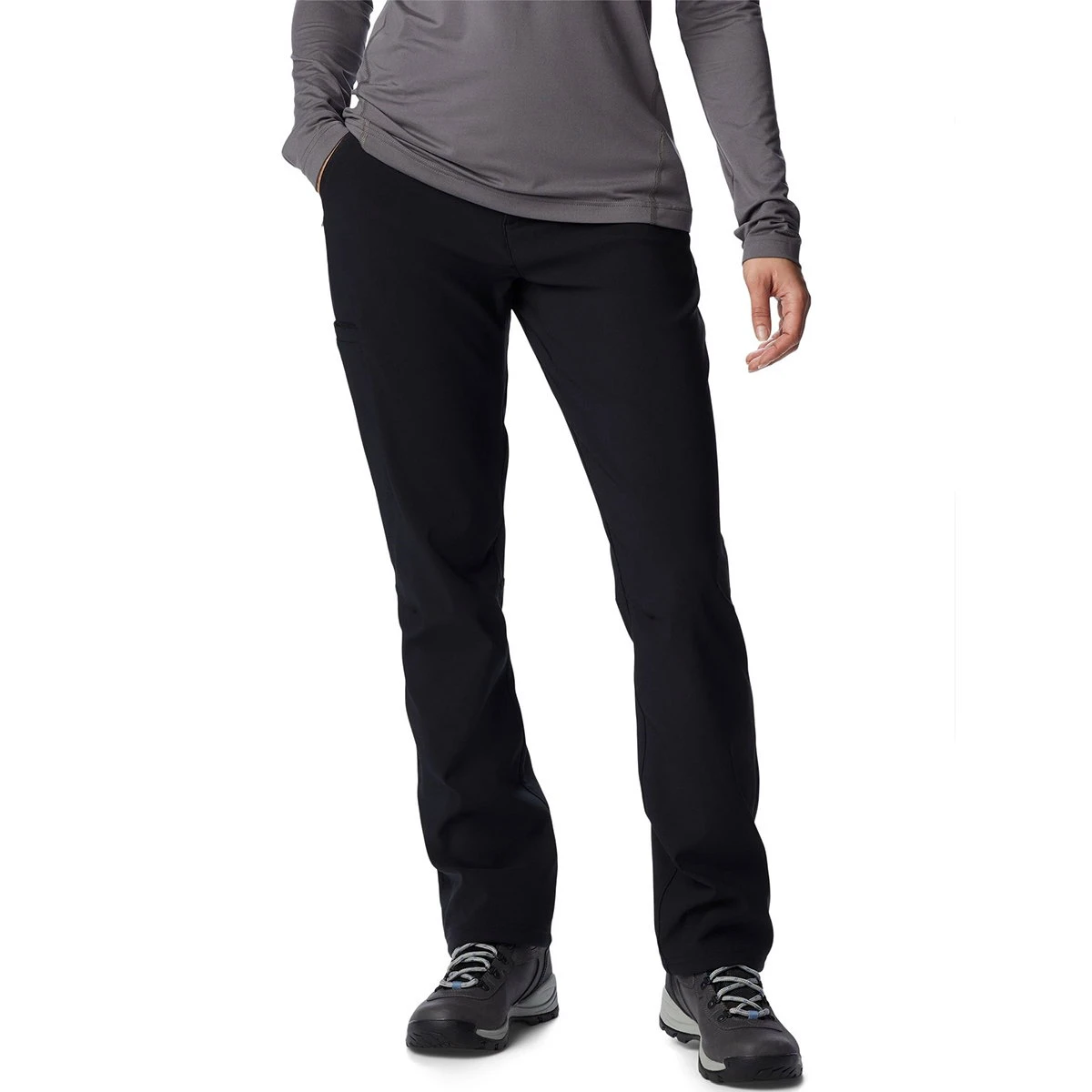 1. Columbia - Pantaloni Femei Columbia Back Beauty Warm Softshell - negru