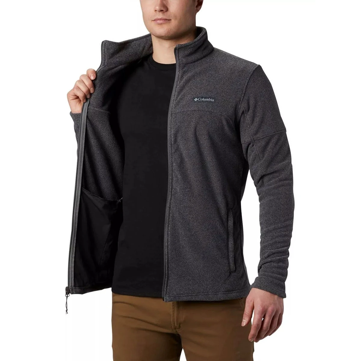 1. Columbia - Bluza Barbati Columbia Basin Trail III Full Zip - gri