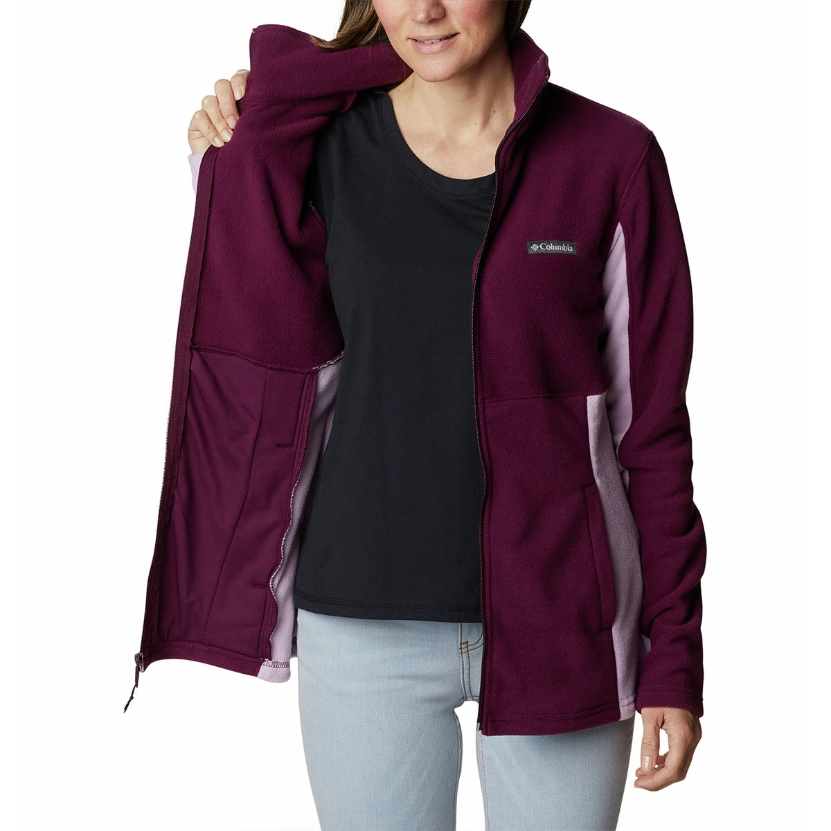 Columbia - Bluza Femei Columbia Basin Trail III Full Zip - mov - 149143