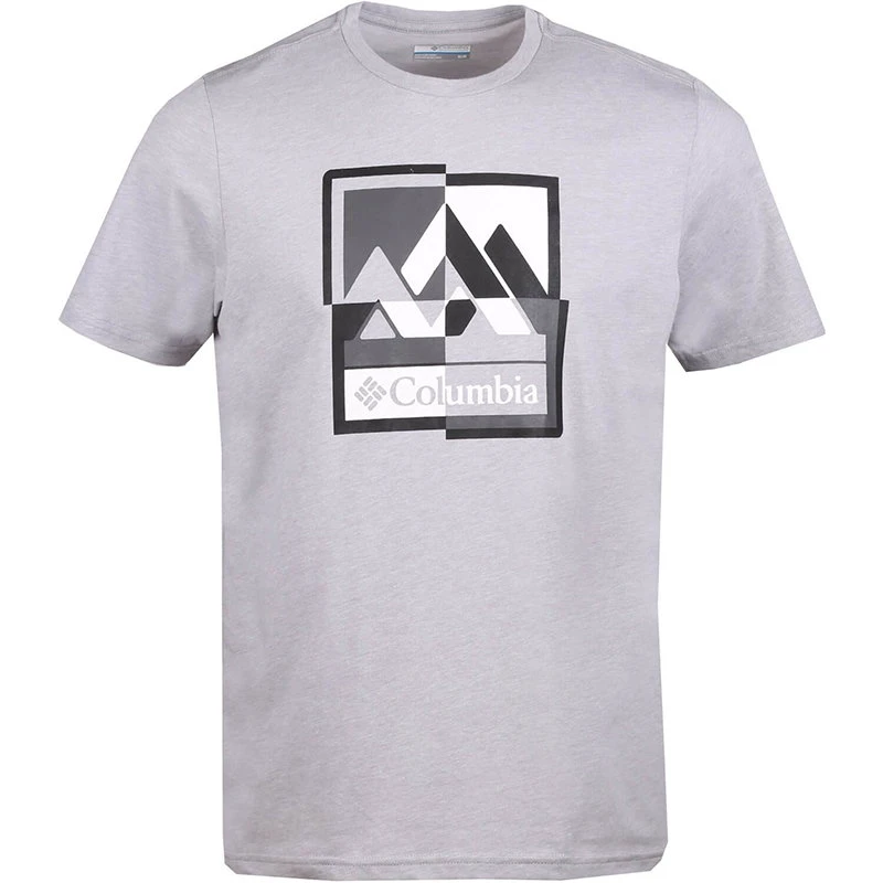 1. Columbia - Tricou Barbati Columbia M Alpine Way Graphic Tee - gri
